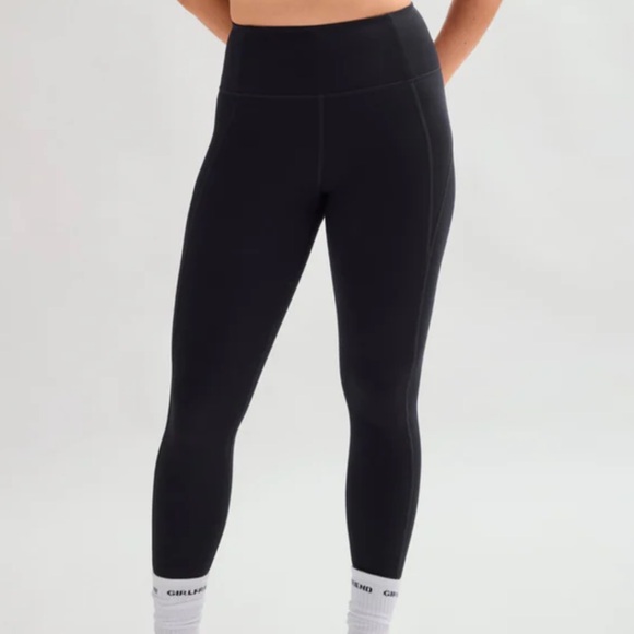 girlfriend collective Pants - Girlfriend Collective Black Compressive High-Rise Legging